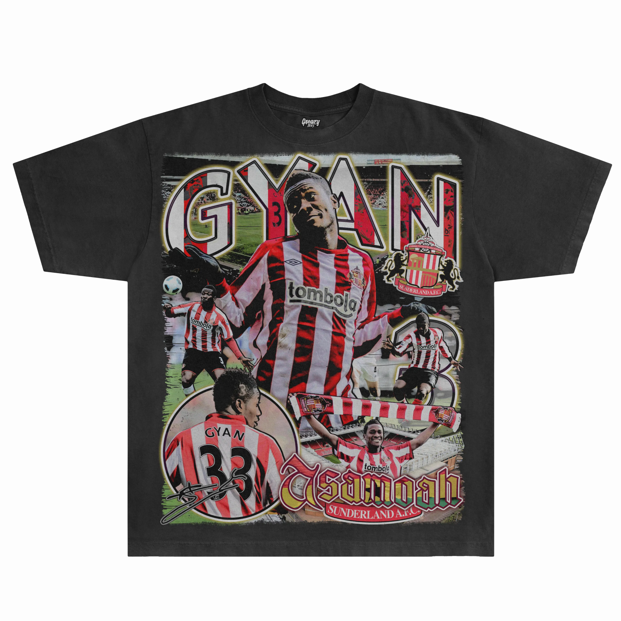 Asamoah Gyan Streets Wont Forget Tee - Greazy Tees