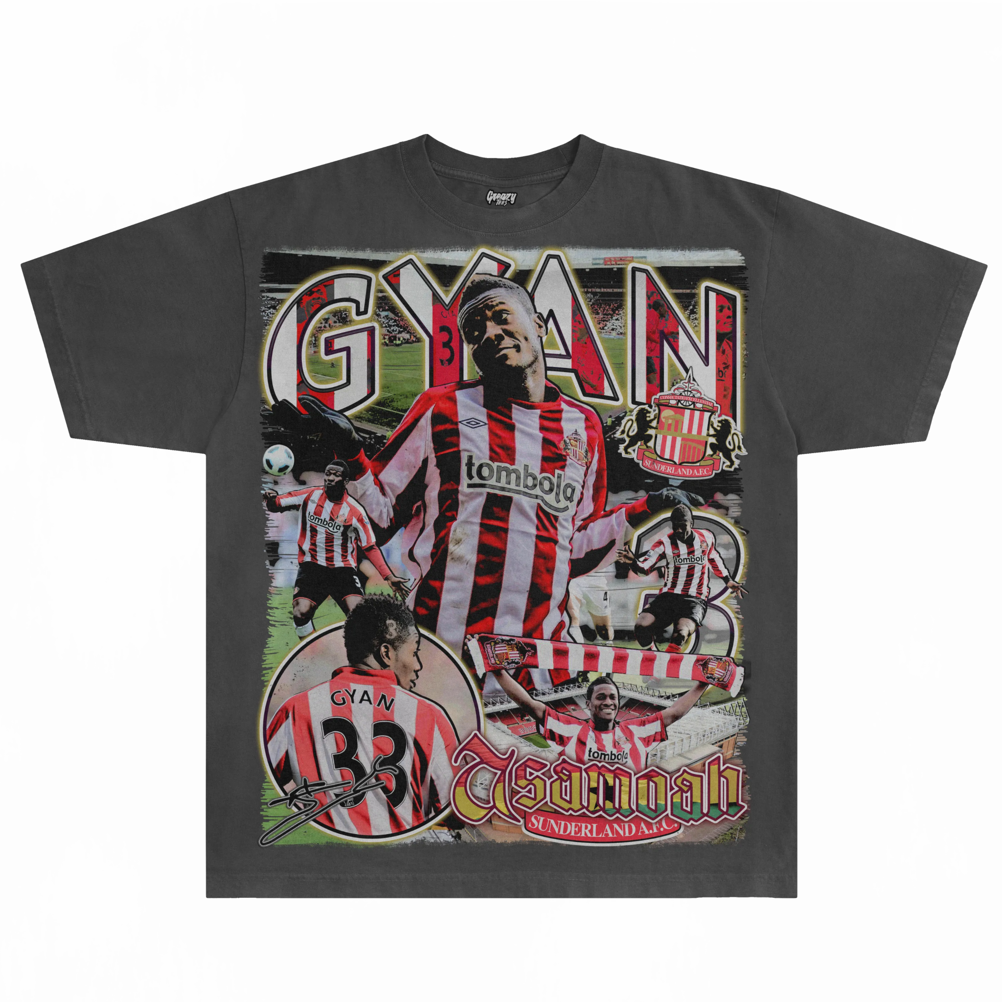 Asamoah Gyan Streets Wont Forget Tee - Greazy Tees