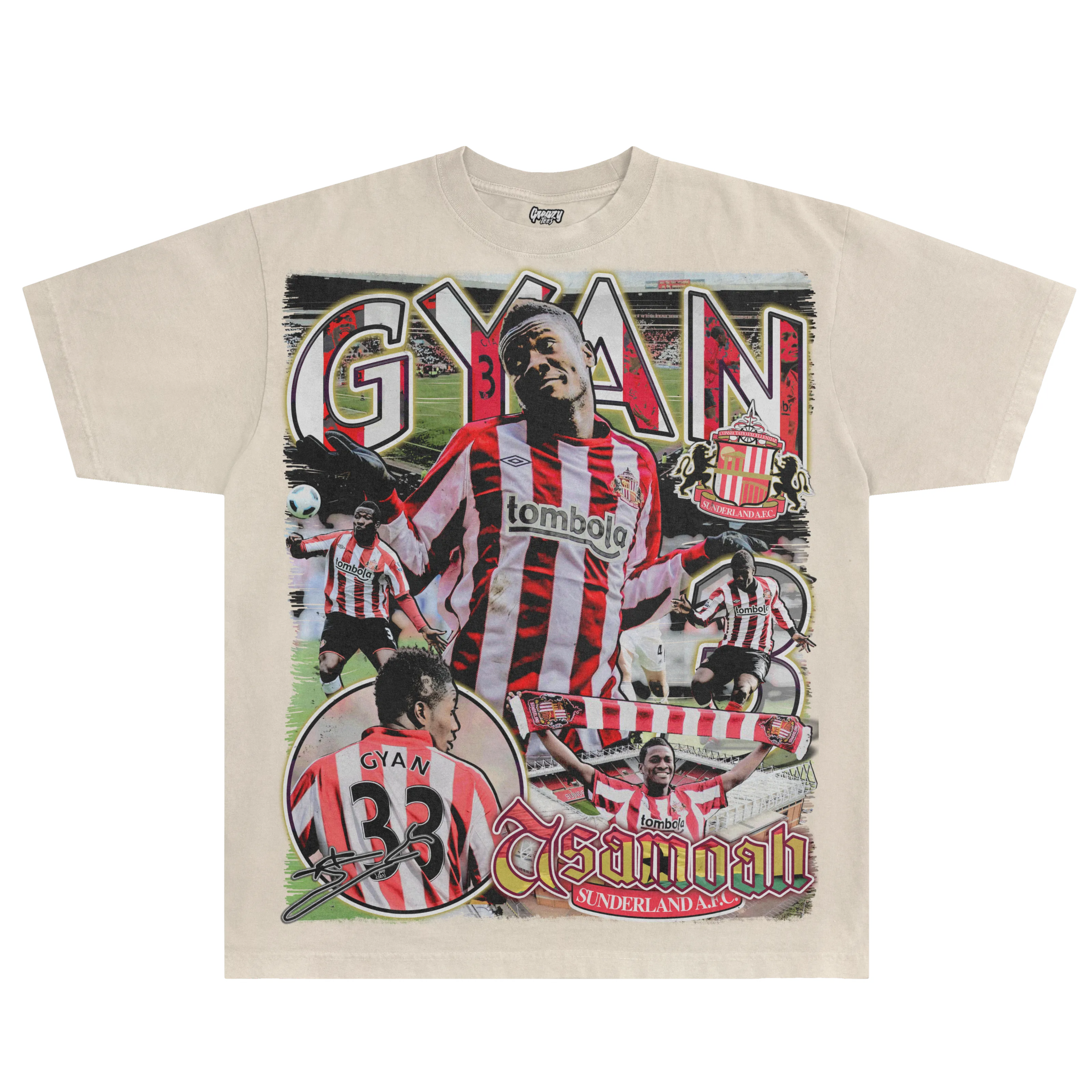 Asamoah Gyan Streets Wont Forget Tee - Greazy Tees