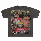 Ayrton Senna Tee - Greazy Tees