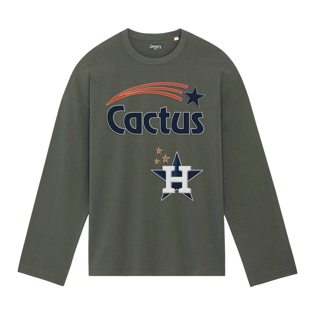 Cactus Jack Long Sleeve - Greazy Tees