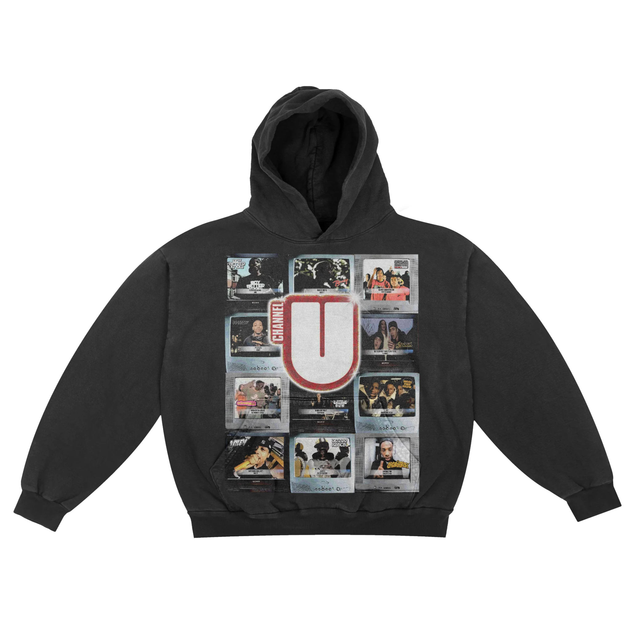 Channel U Hoody - Greazy Tees