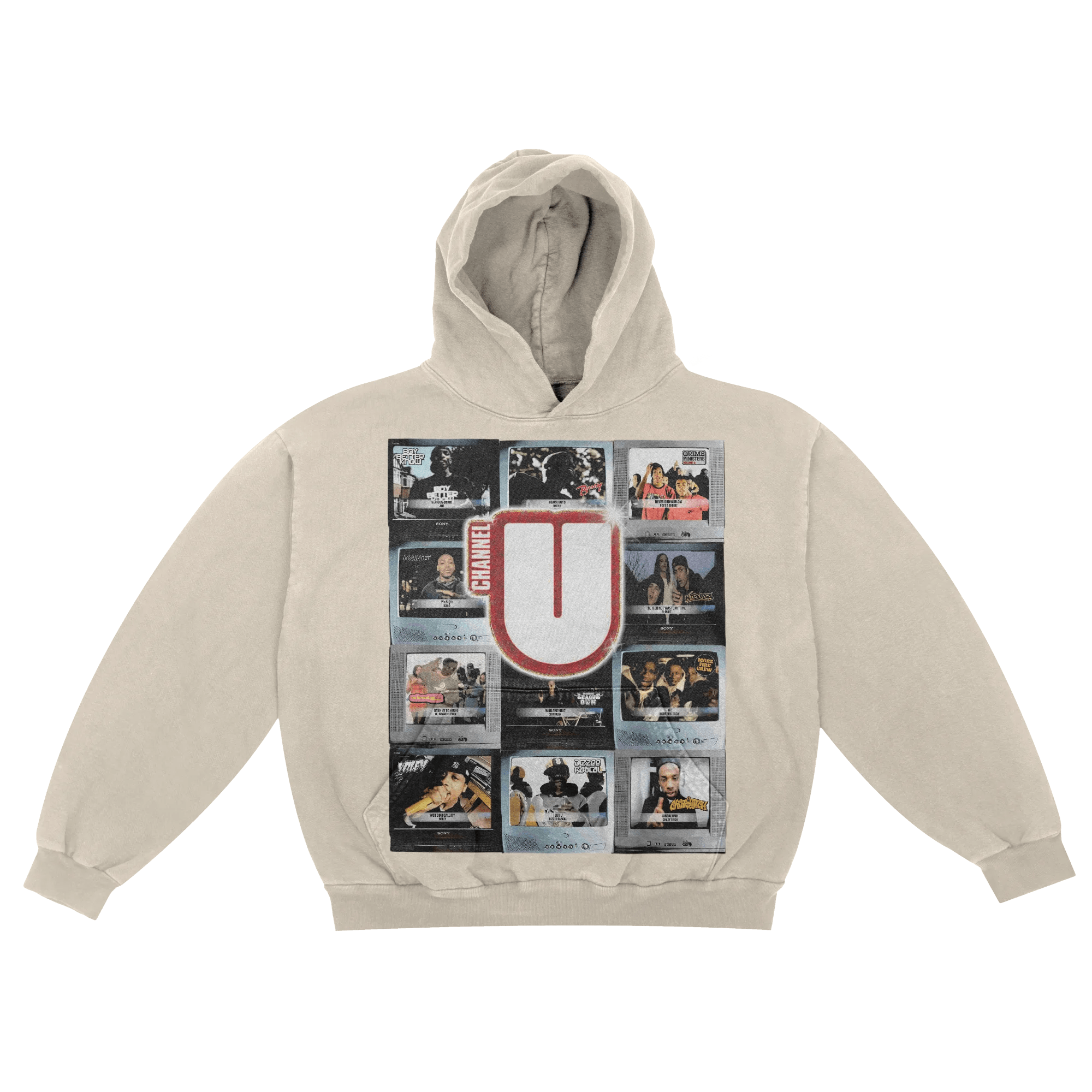 Channel U Hoody - Greazy Tees