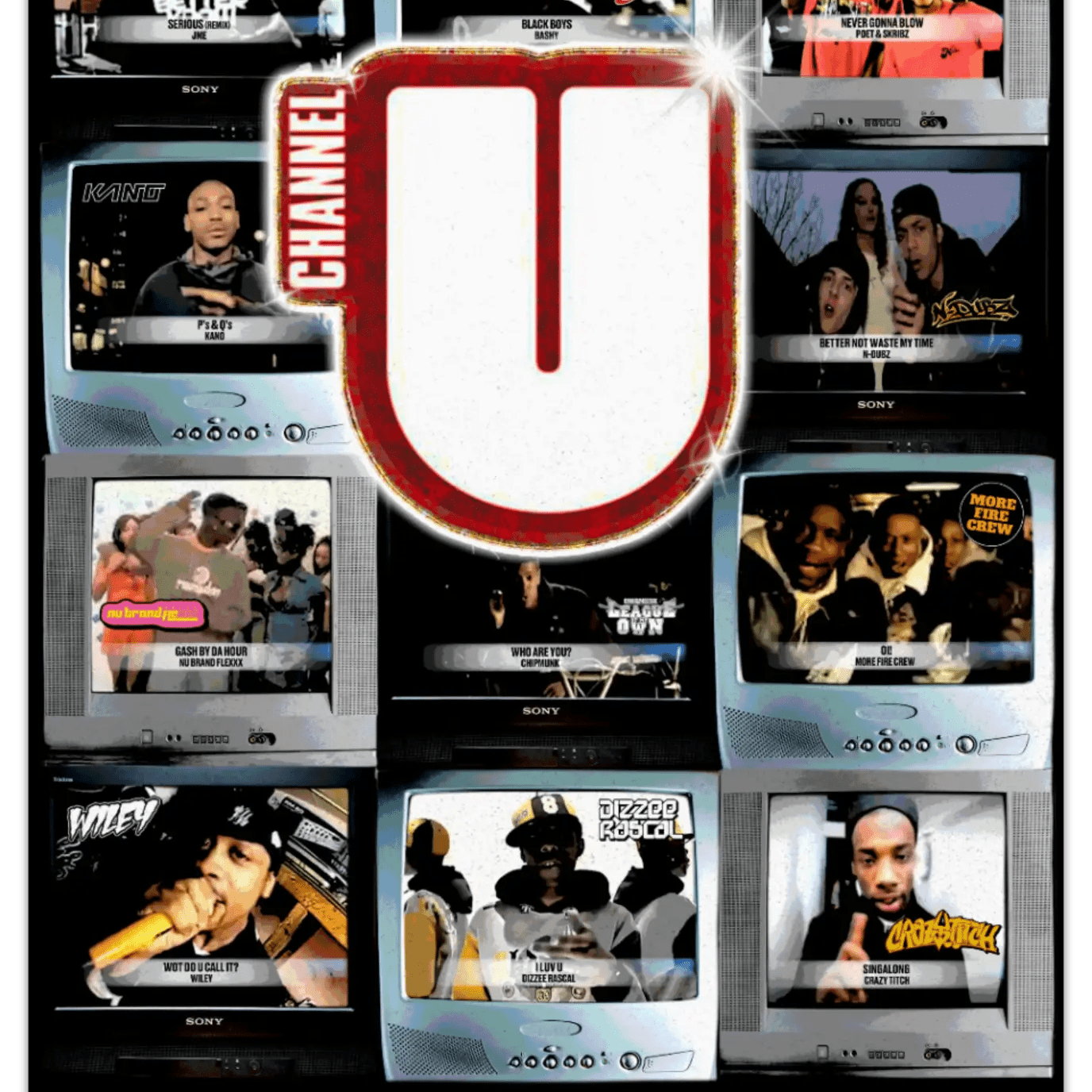 Channel U Poster - Greazy Tees