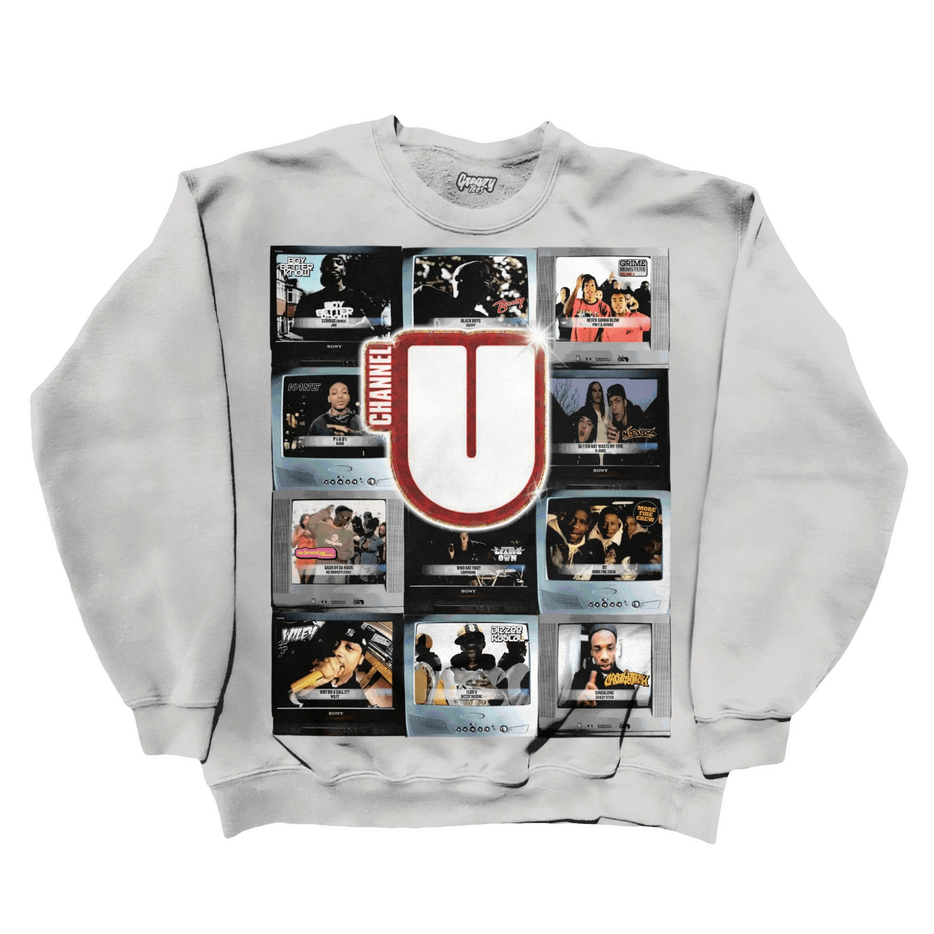 Channel U Sweatshirt - Greazy Tees