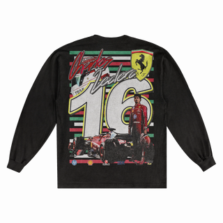 Charles Leclerc '25 Long Sleeved Tee - Greazy Tees