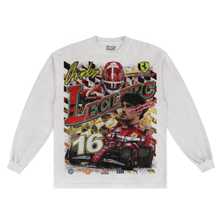 Charles Leclerc '25 Long Sleeved Tee - Greazy Tees