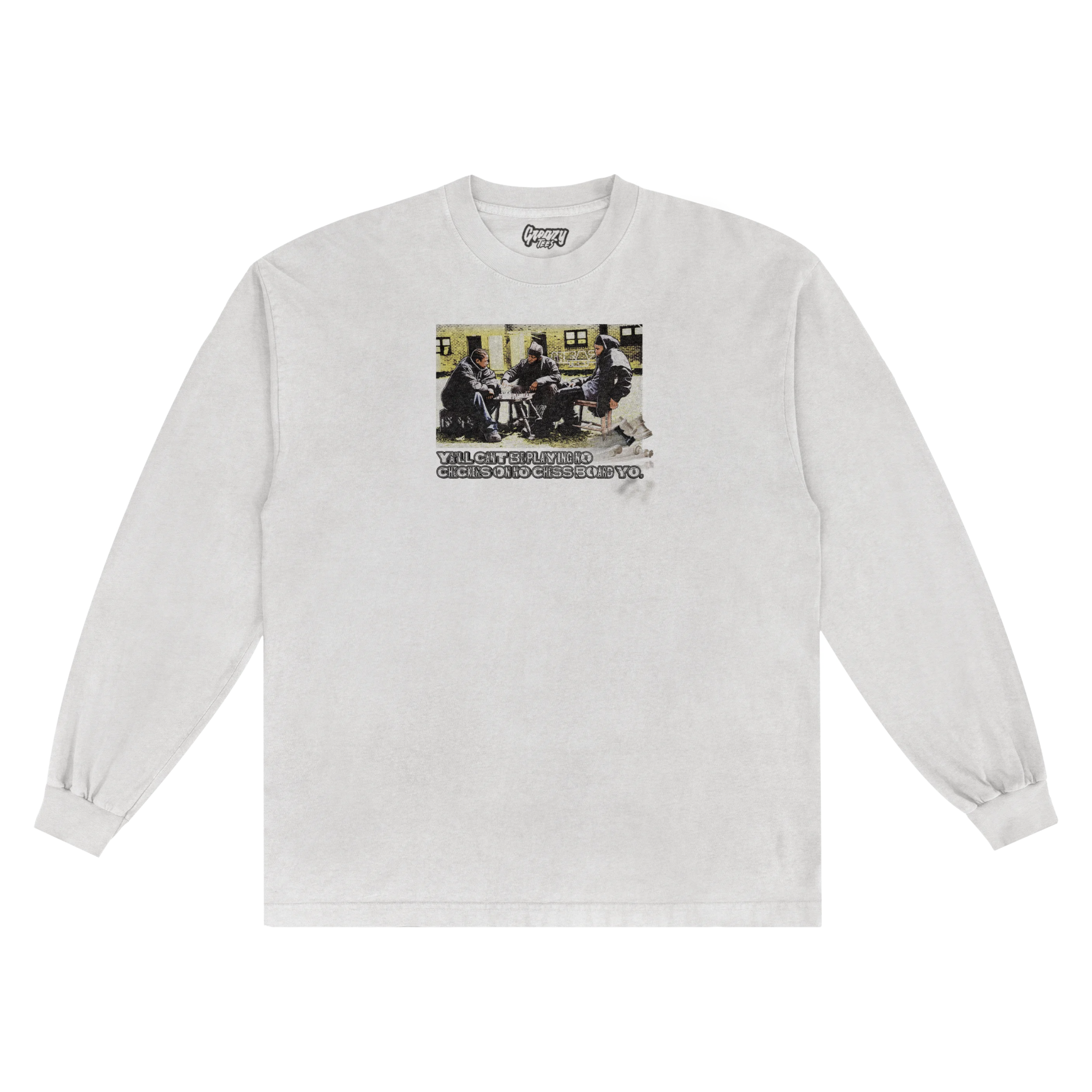 Chess Board Long Sleeved Tee - Greazy Tees