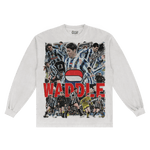 Chris Waddle Sheffield Wednesday Long Sleeved Tee - Greazy Tees