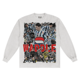 Chris Waddle Sheffield Wednesday Long Sleeved Tee - Greazy Tees