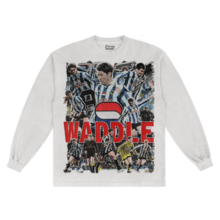 Chris Waddle Sheffield Wednesday Long Sleeved Tee - Greazy Tees