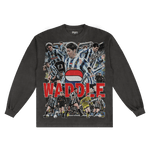 Chris Waddle Sheffield Wednesday Long Sleeved Tee - Greazy Tees