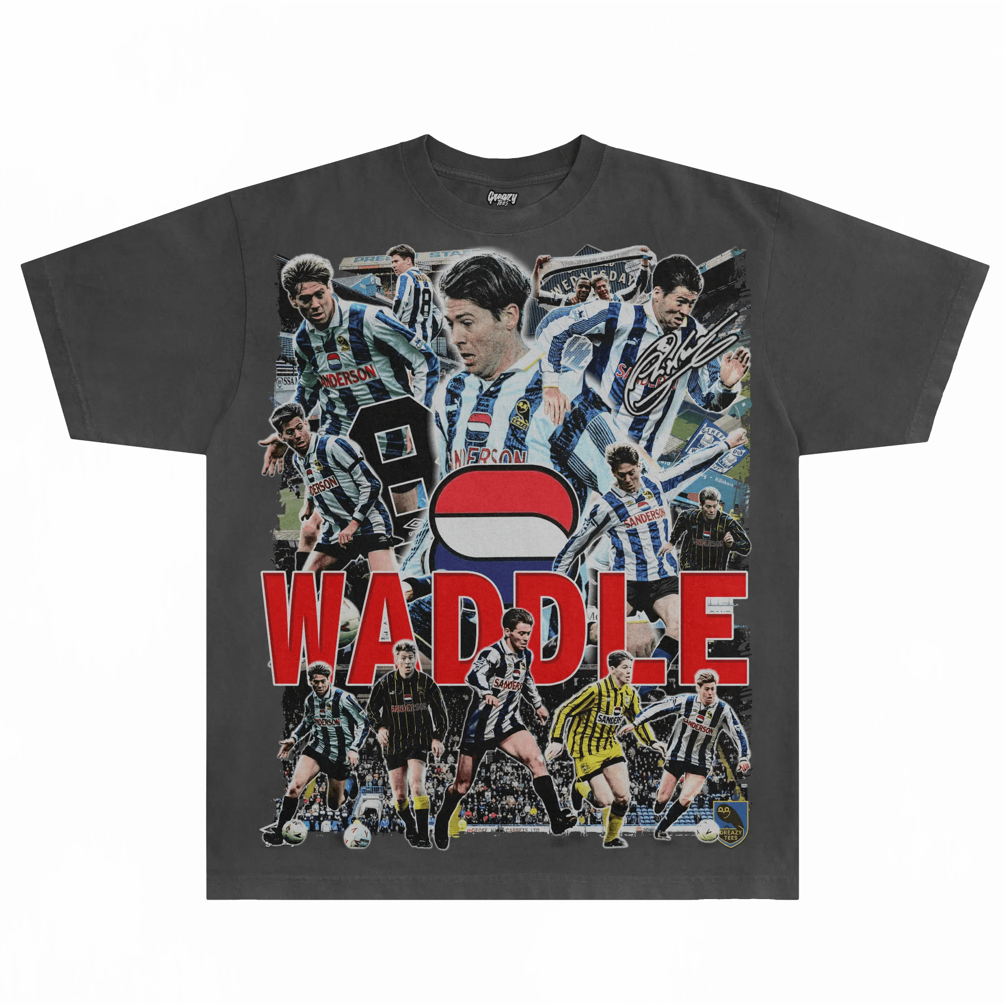 Chris Waddle Sheffield Wednesday Tee - Greazy Tees