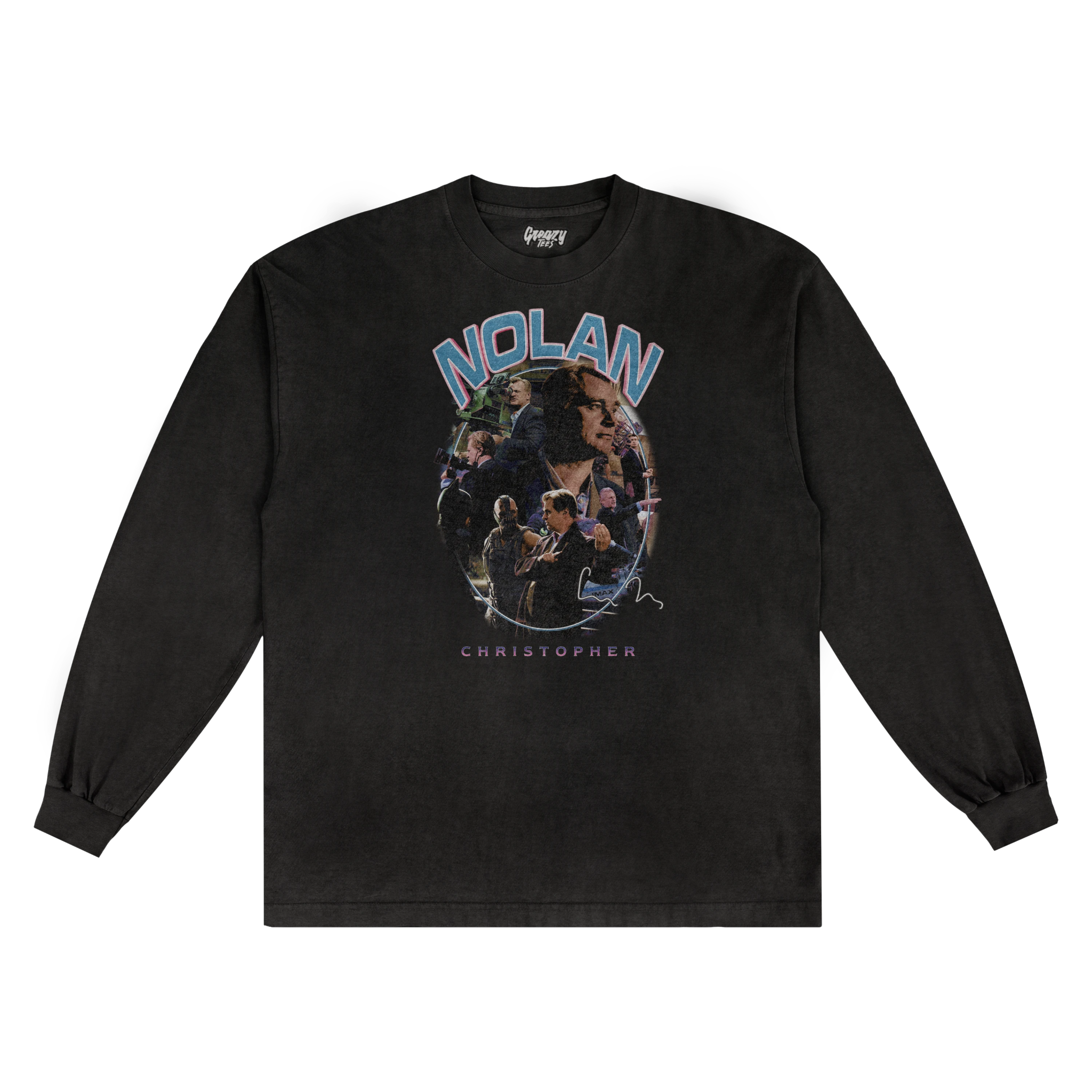 Christopher Nolan Long Sleeved Tee - Greazy Tees
