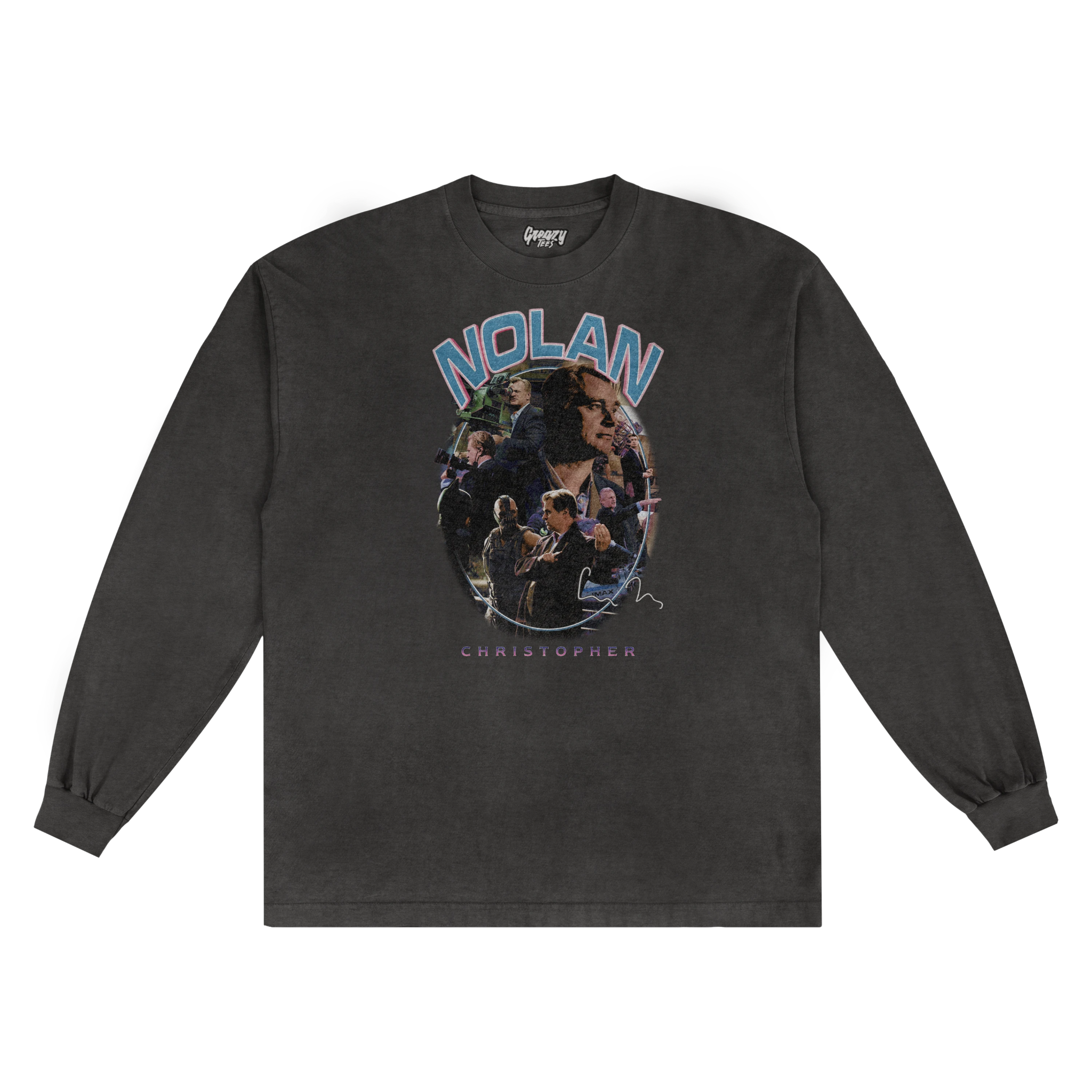 Christopher Nolan Long Sleeved Tee - Greazy Tees