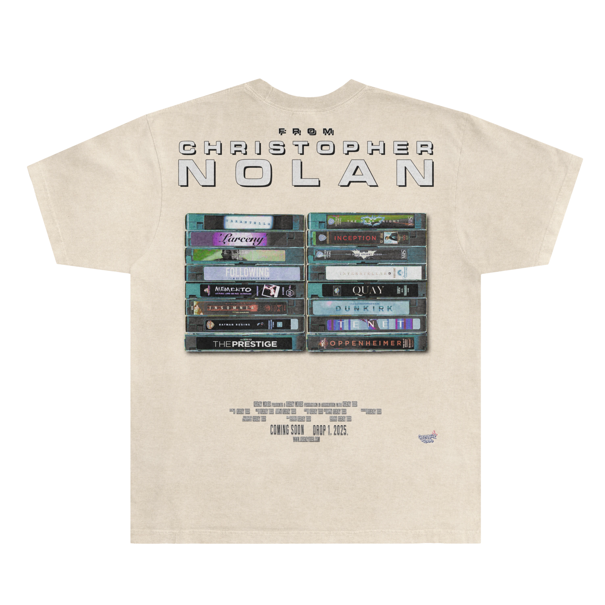 Christopher Nolan Tee - Greazy Tees