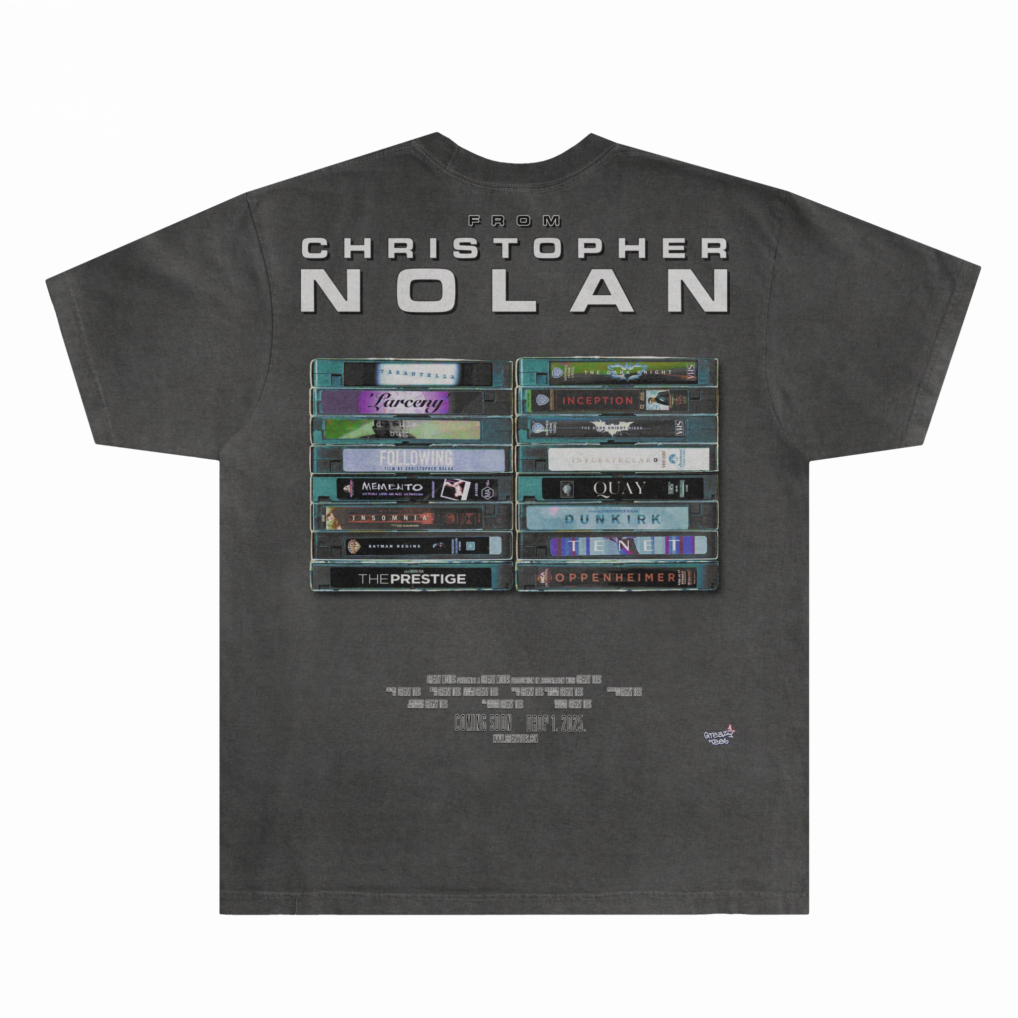 Christopher Nolan Tee - Greazy Tees