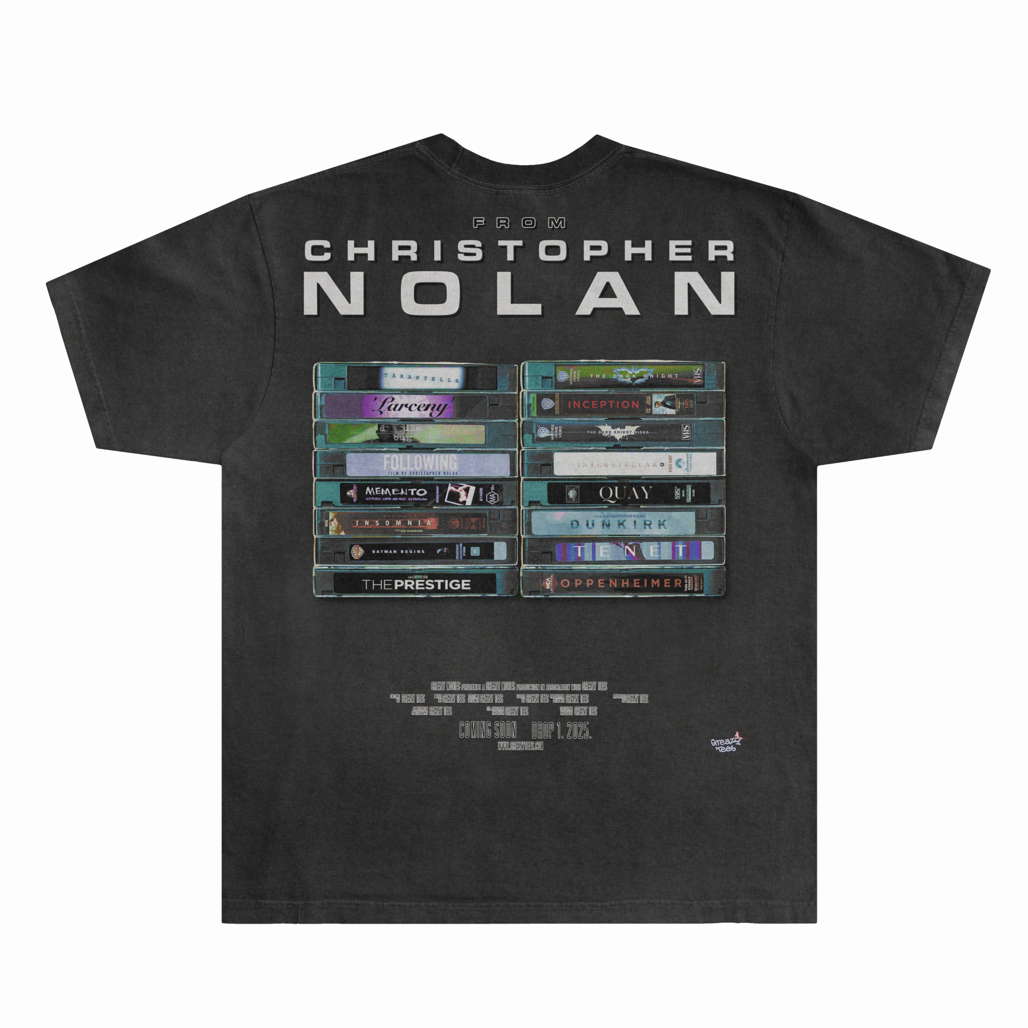 Christopher Nolan Tee - Greazy Tees