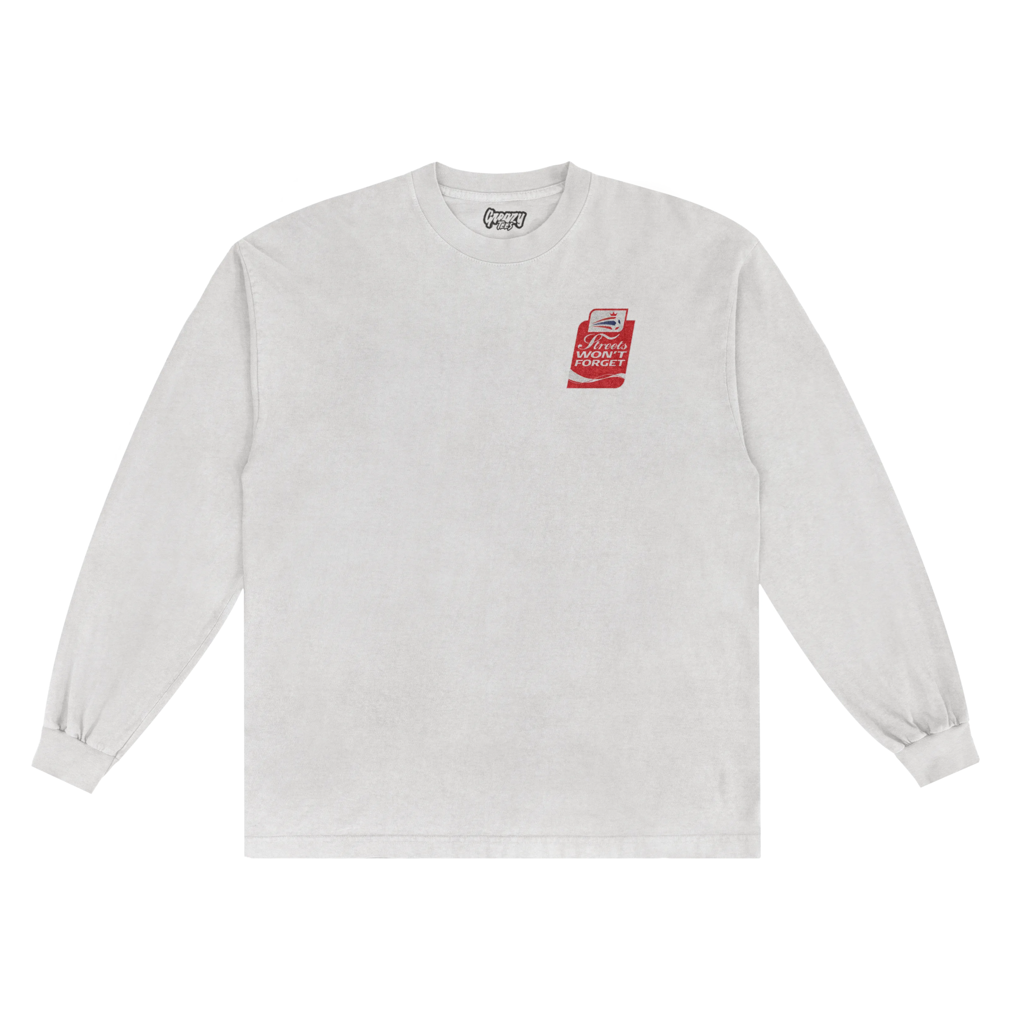 Coca Cola Streets Won't Forget Long Sleeved Tee - Greazy Tees