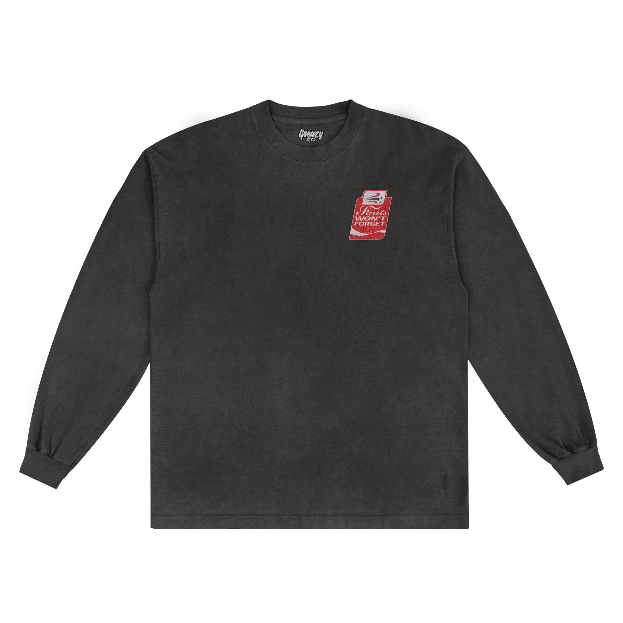 Coca Cola Streets Won't Forget Long Sleeved Tee - Greazy Tees