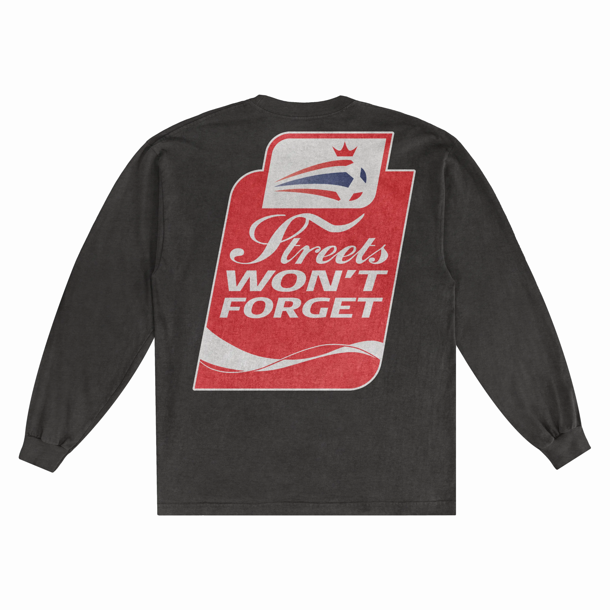 Coca Cola Streets Won't Forget Long Sleeved Tee - Greazy Tees