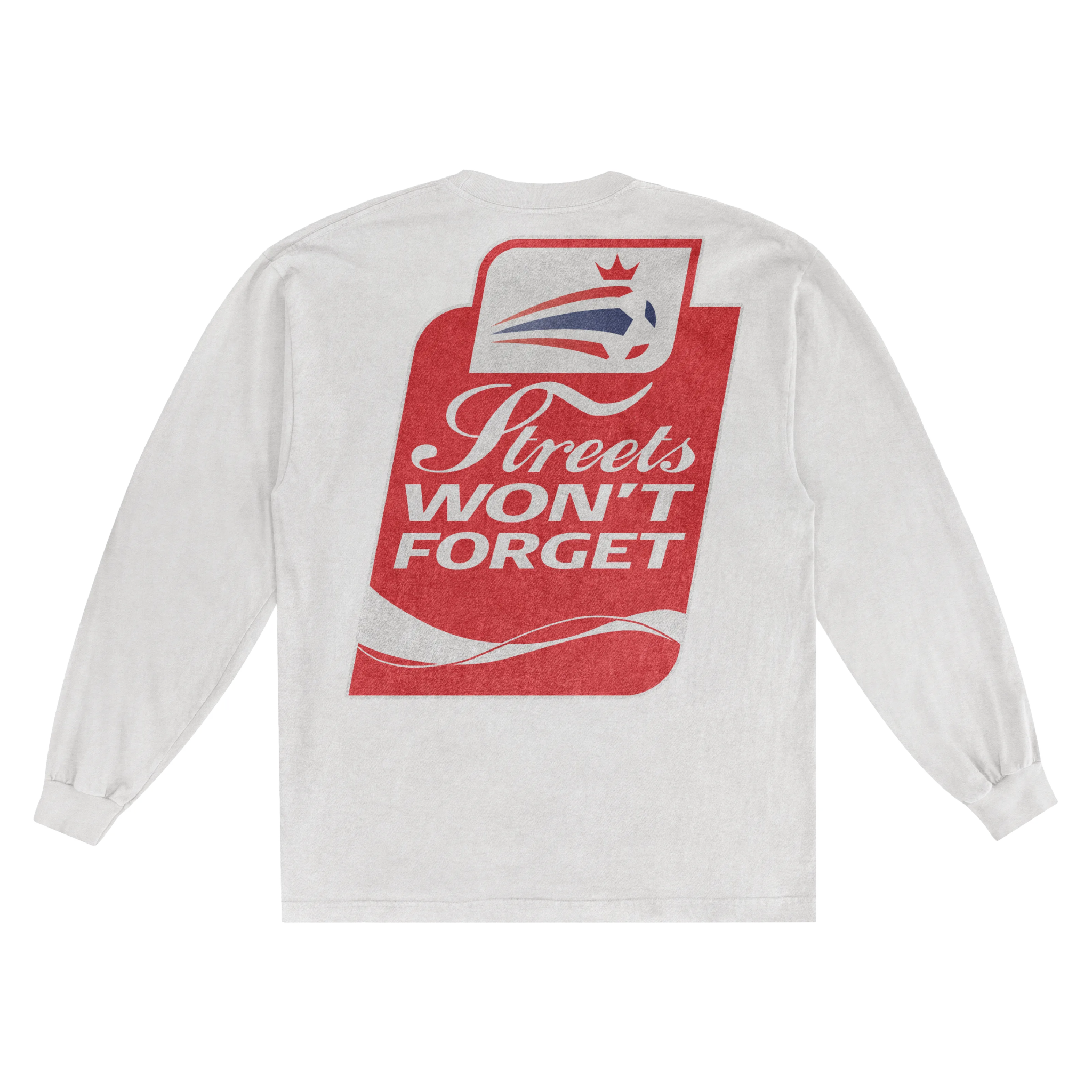 Coca Cola Streets Won't Forget Long Sleeved Tee - Greazy Tees