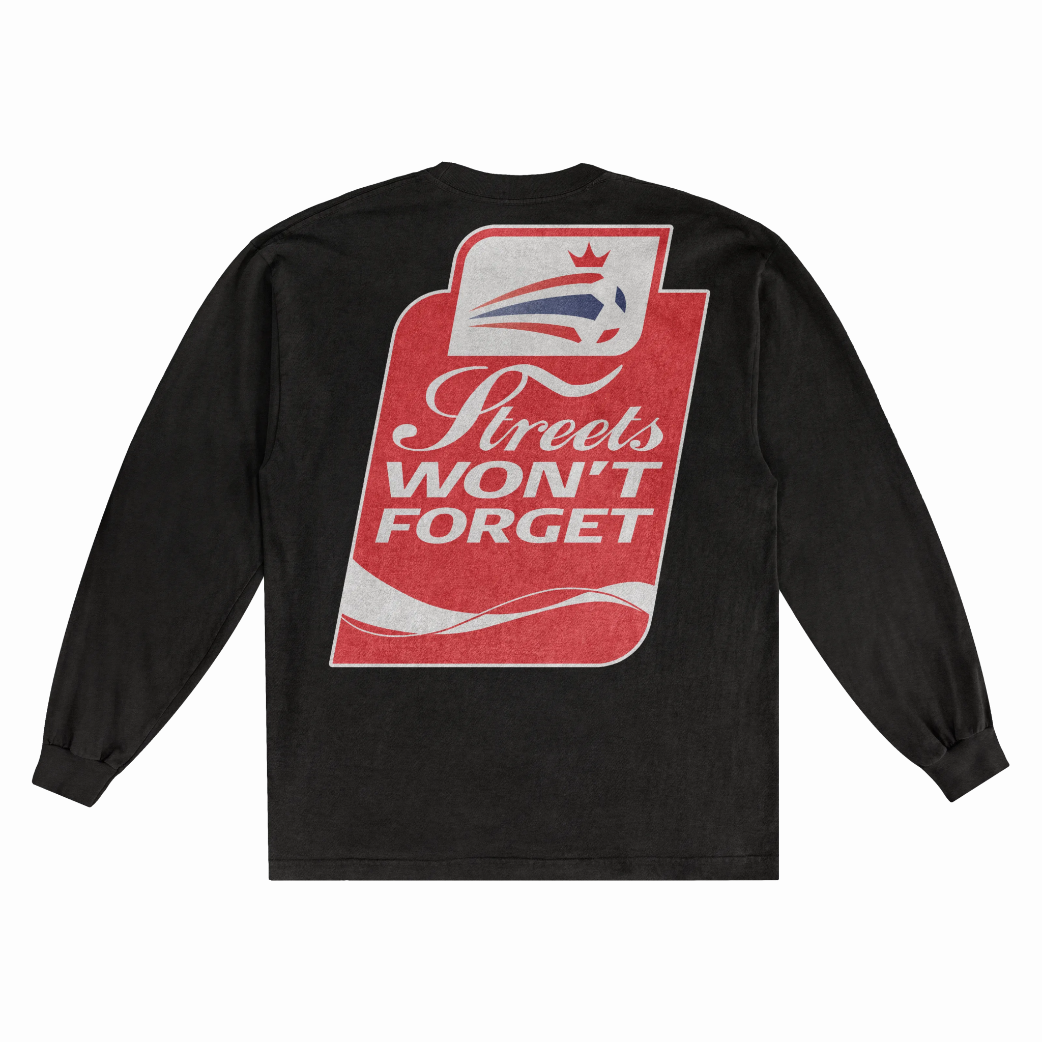 Coca Cola Streets Won't Forget Long Sleeved Tee - Greazy Tees