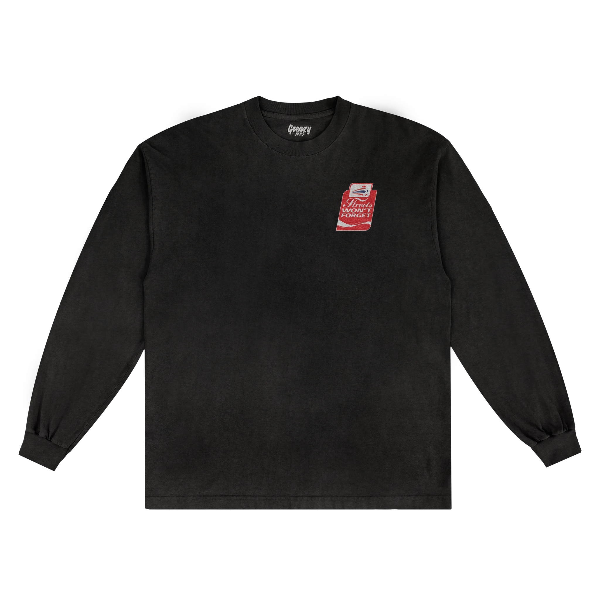Coca Cola Streets Won't Forget Long Sleeved Tee - Greazy Tees
