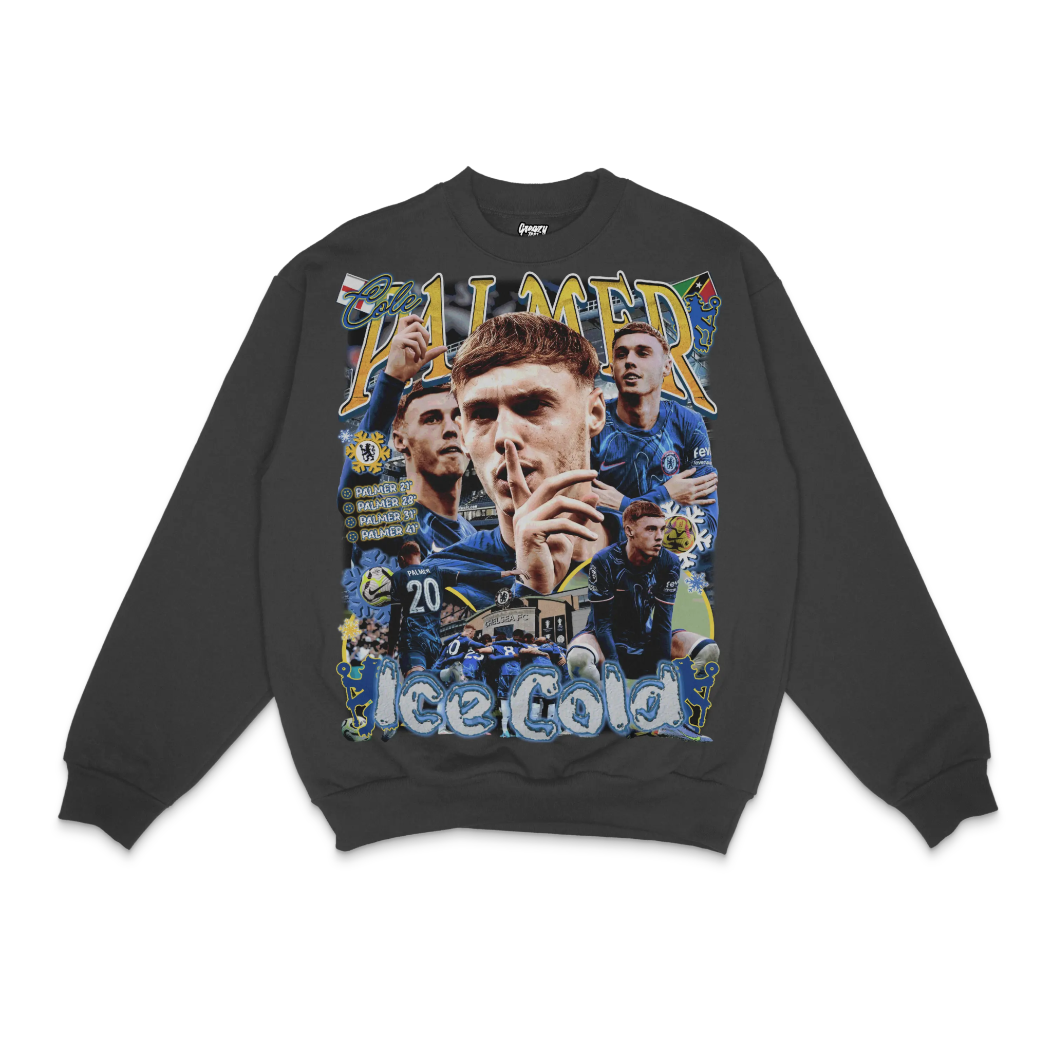 Cole Palmer Chelsea Crewneck Sweatshirt - Greazy Tees