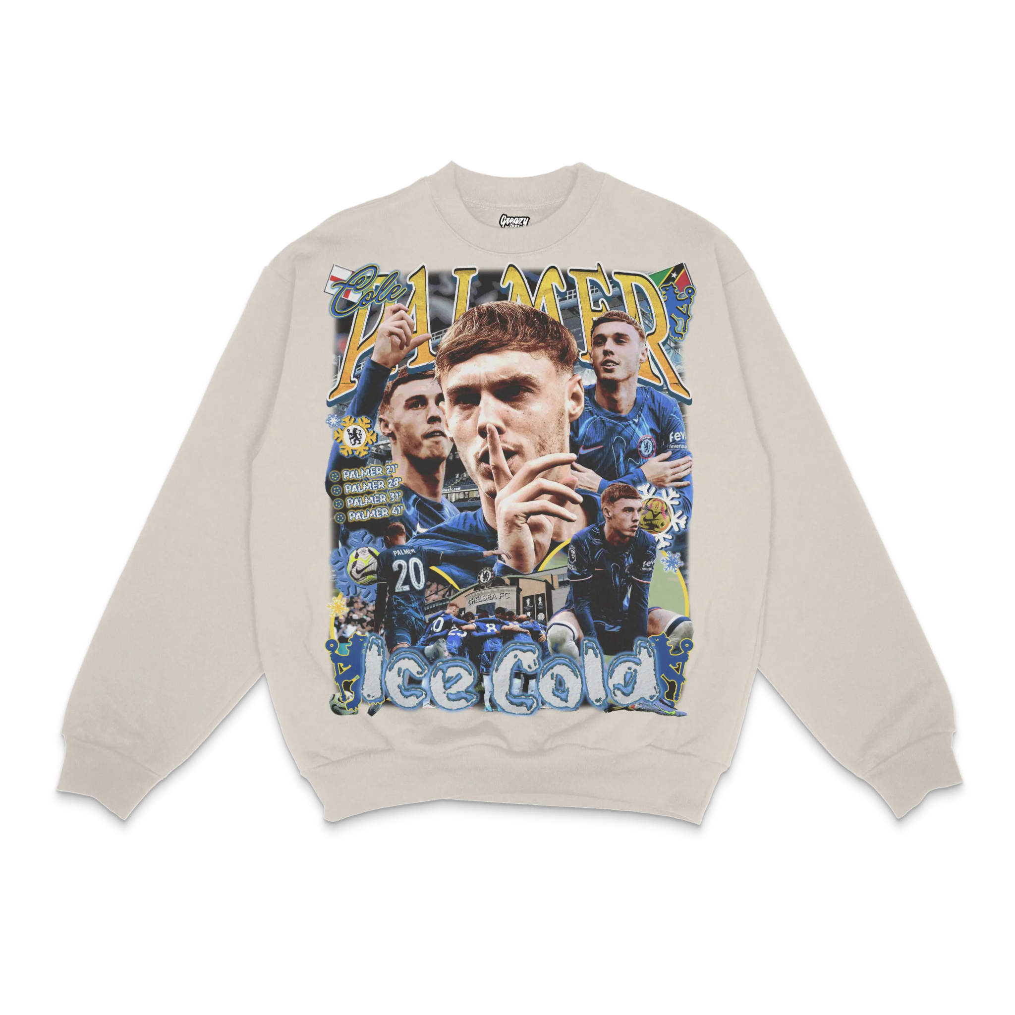 Cole Palmer Chelsea Crewneck Sweatshirt - Greazy Tees