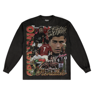 CR7 Manchester United Classic Long Sleeved Tee - Greazy Tees