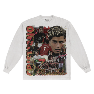 CR7 Manchester United Classic Long Sleeved Tee - Greazy Tees