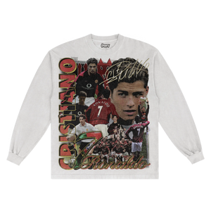 CR7 Manchester United Classic Long Sleeved Tee - Greazy Tees