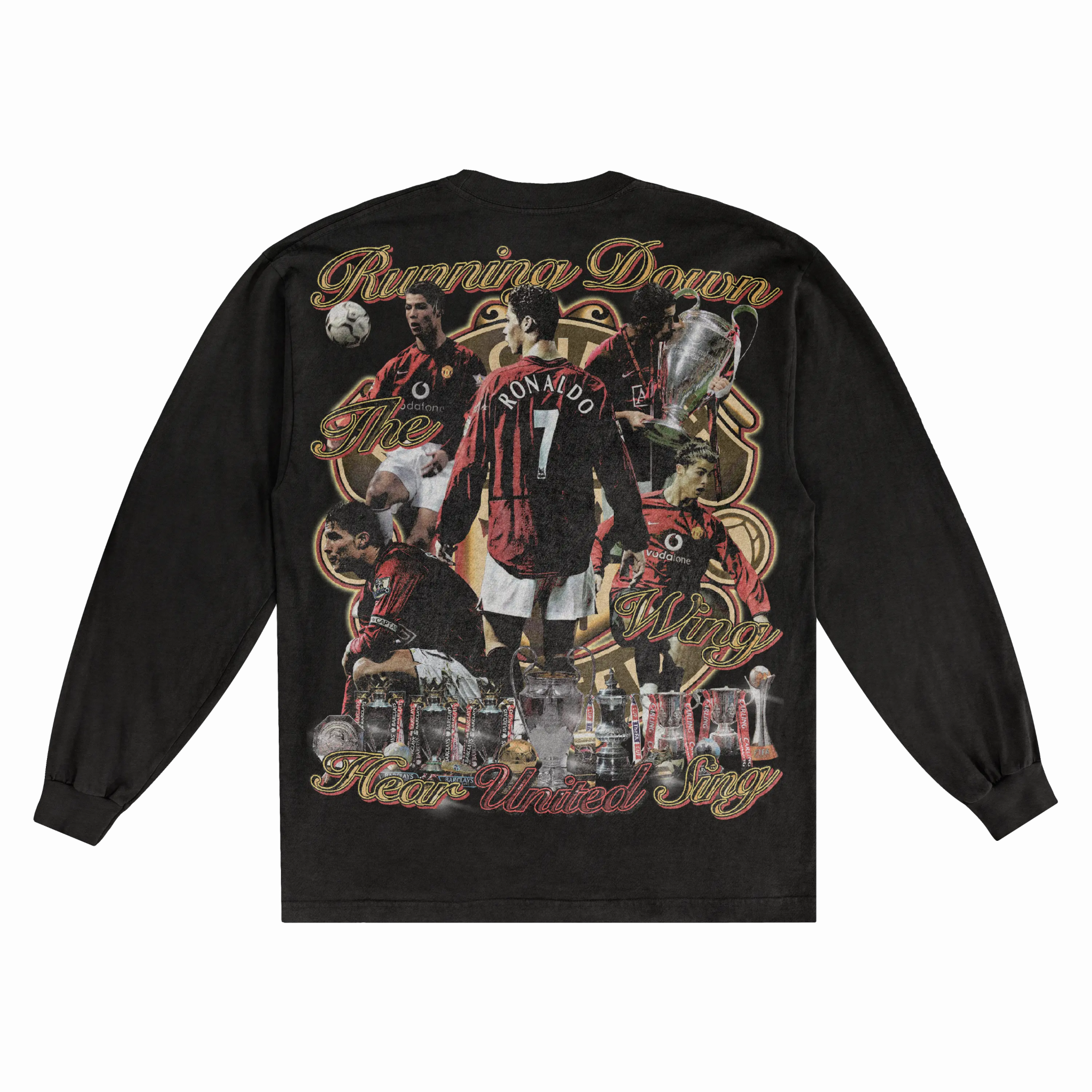 CR7 Manchester United Classic Long Sleeved Tee - Greazy Tees