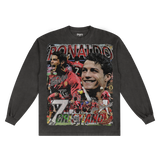 Cristiano Ronaldo '07/08 Long Sleeved Tee - Greazy Tees