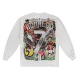 Cristiano Ronaldo '07/08 Long Sleeved Tee - Greazy Tees