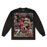 Cristiano Ronaldo '07/08 Long Sleeved Tee - Greazy Tees