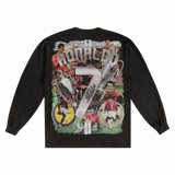 Cristiano Ronaldo '07/08 Long Sleeved Tee - Greazy Tees