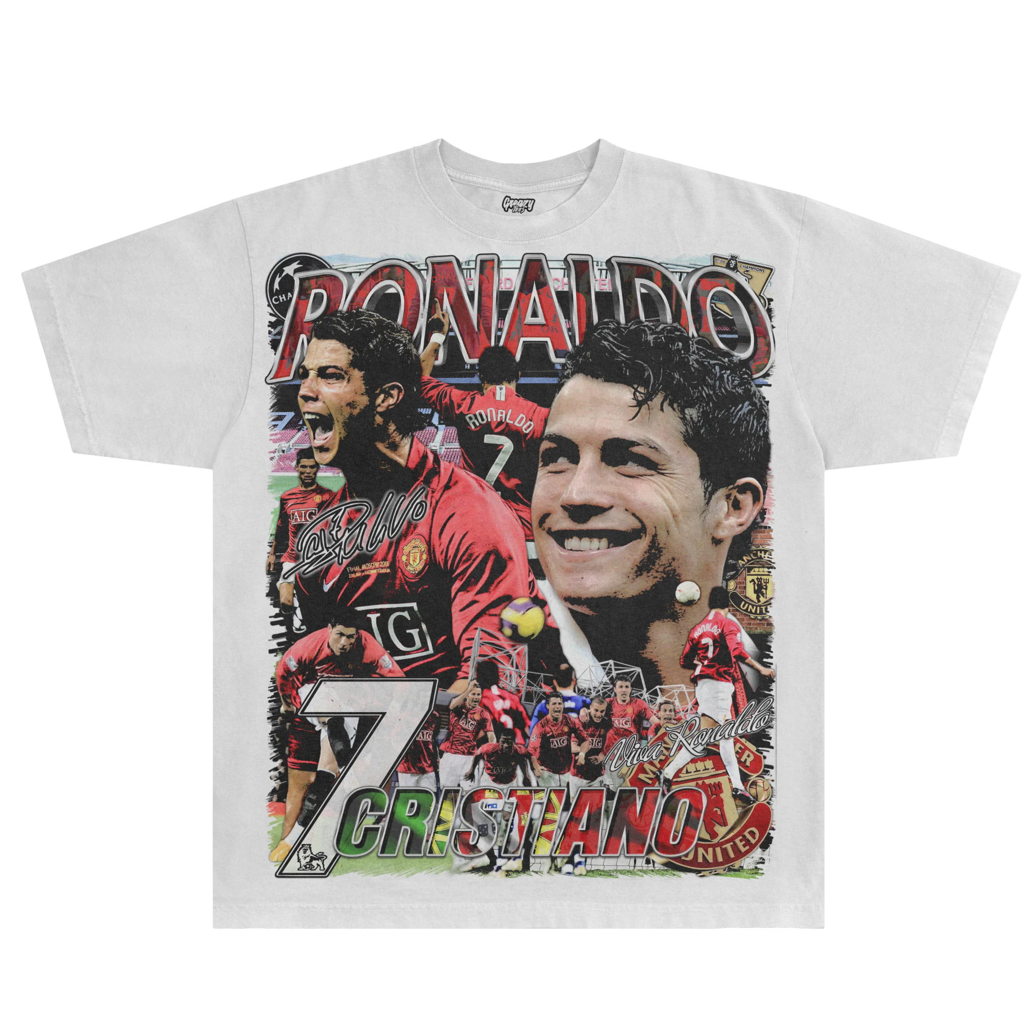 Cristiano Ronaldo '07/08 Tee - Greazy Tees