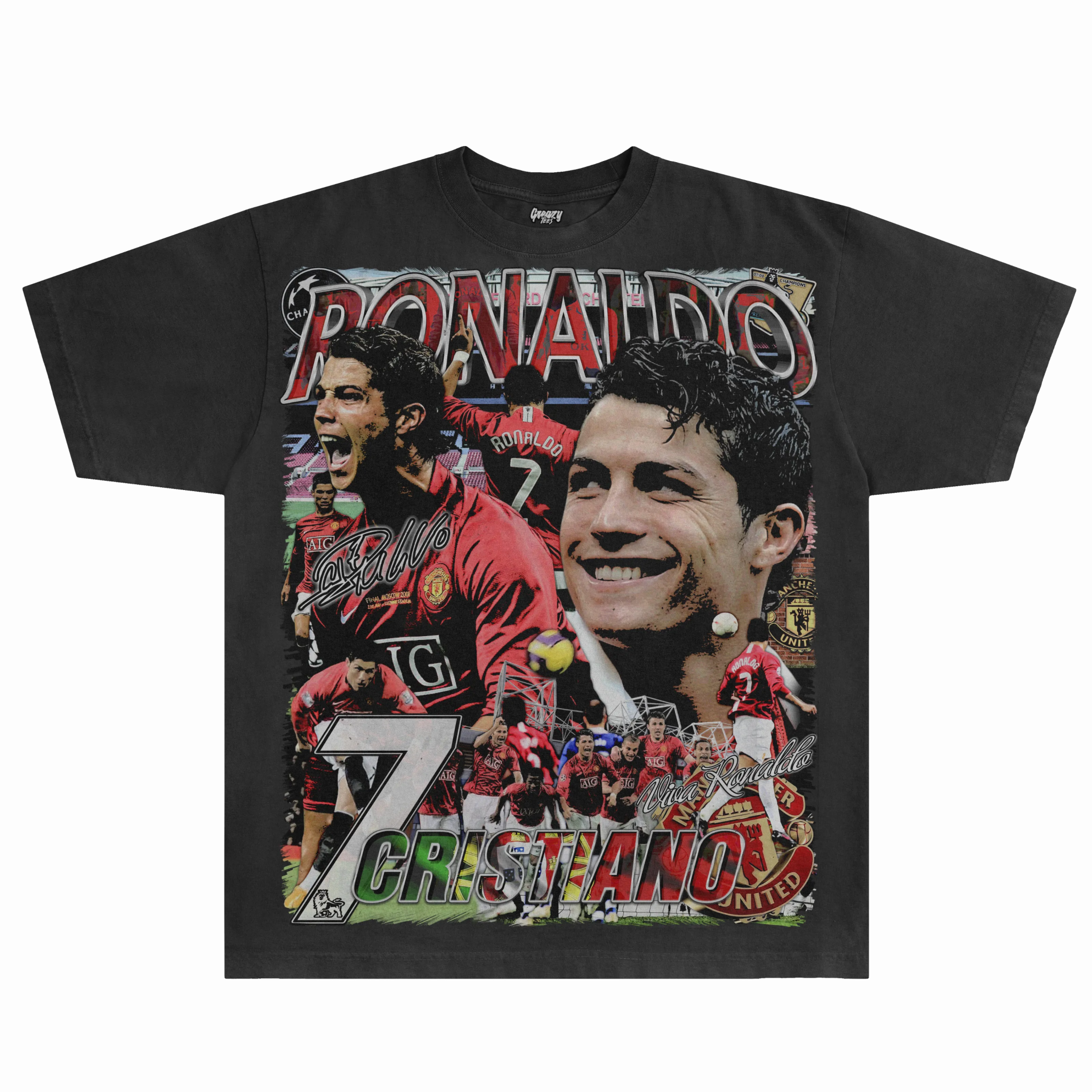 Cristiano Ronaldo '07/08 Tee - Greazy Tees