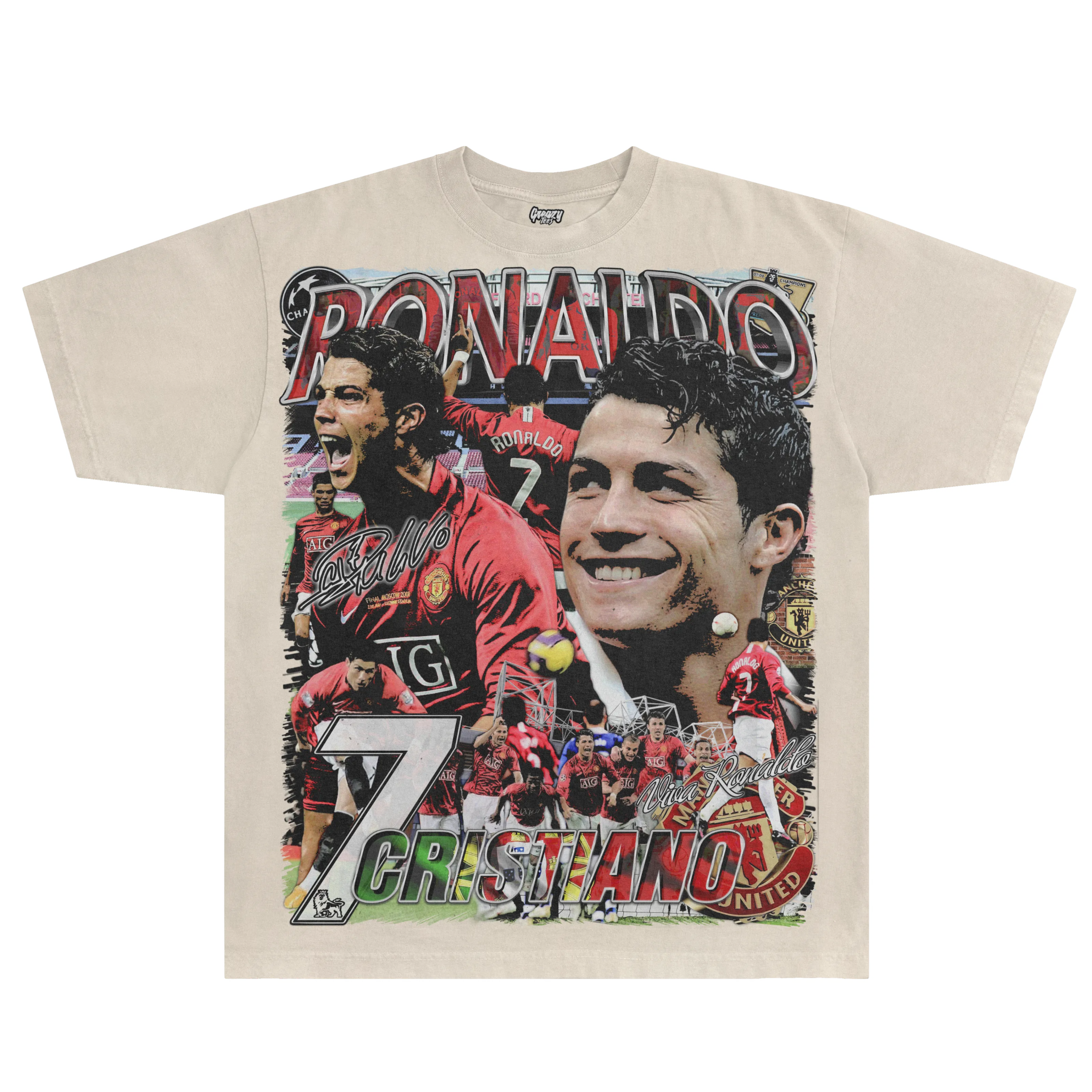 Cristiano Ronaldo '07/08 Tee - Greazy Tees