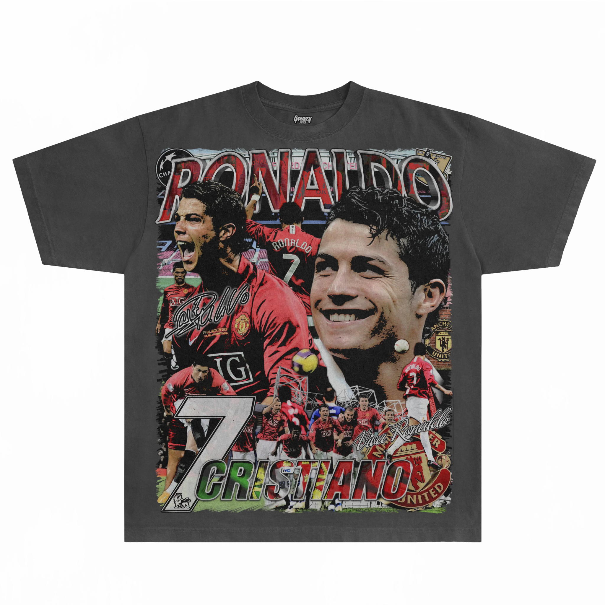 Cristiano Ronaldo '07/08 Tee - Greazy Tees
