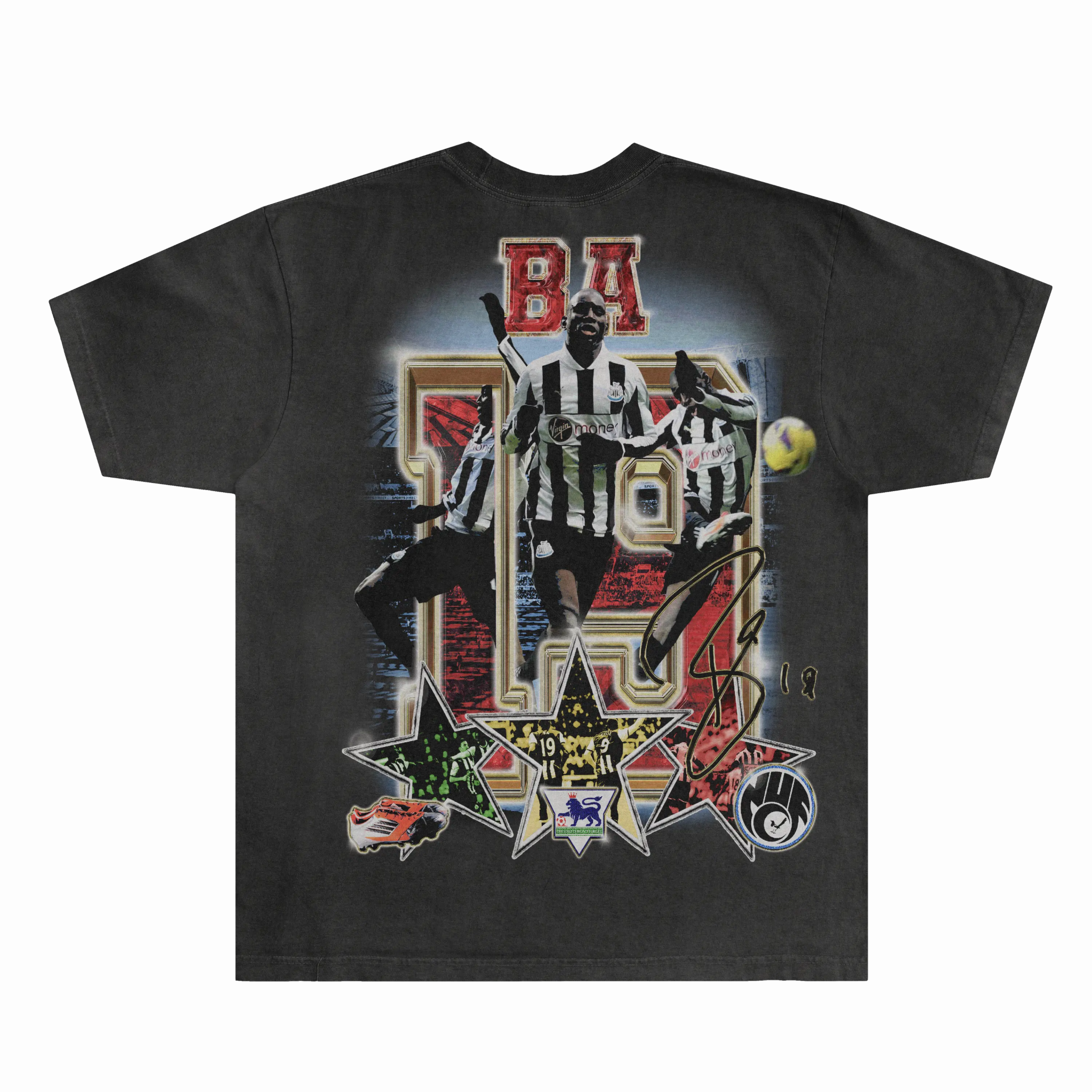 Demba Ba Newcastle Classic Tee - Greazy Tees