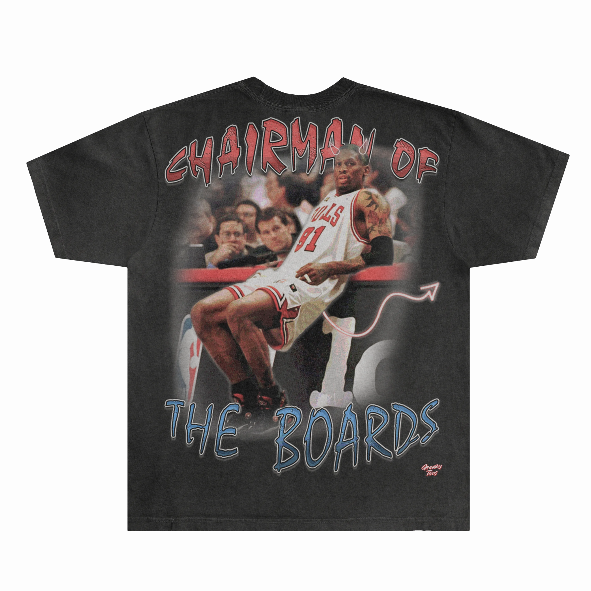 Dennis Rodman Bulls Classic Tee - Greazy Tees