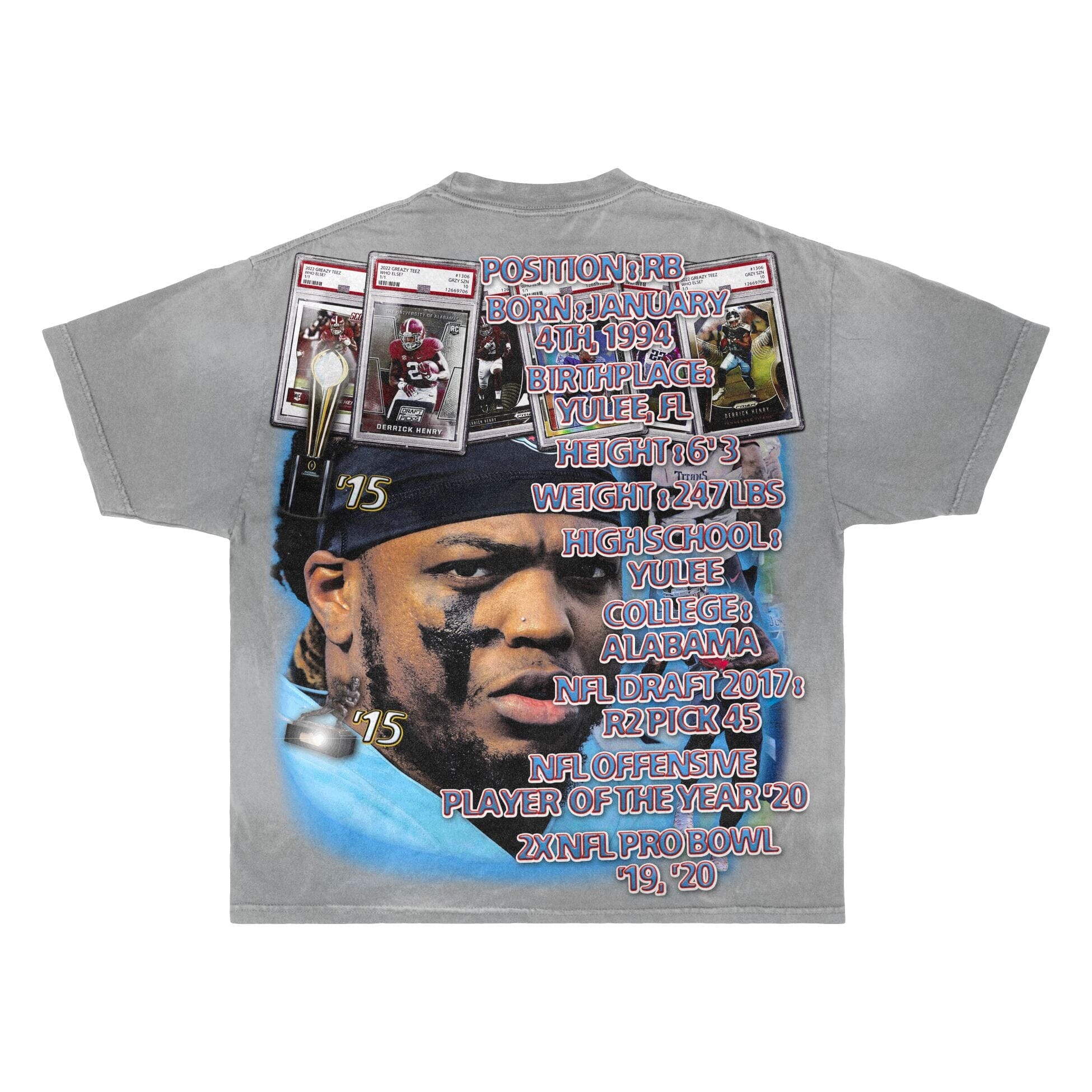 Derrick Henry Tee - Greazy Tees