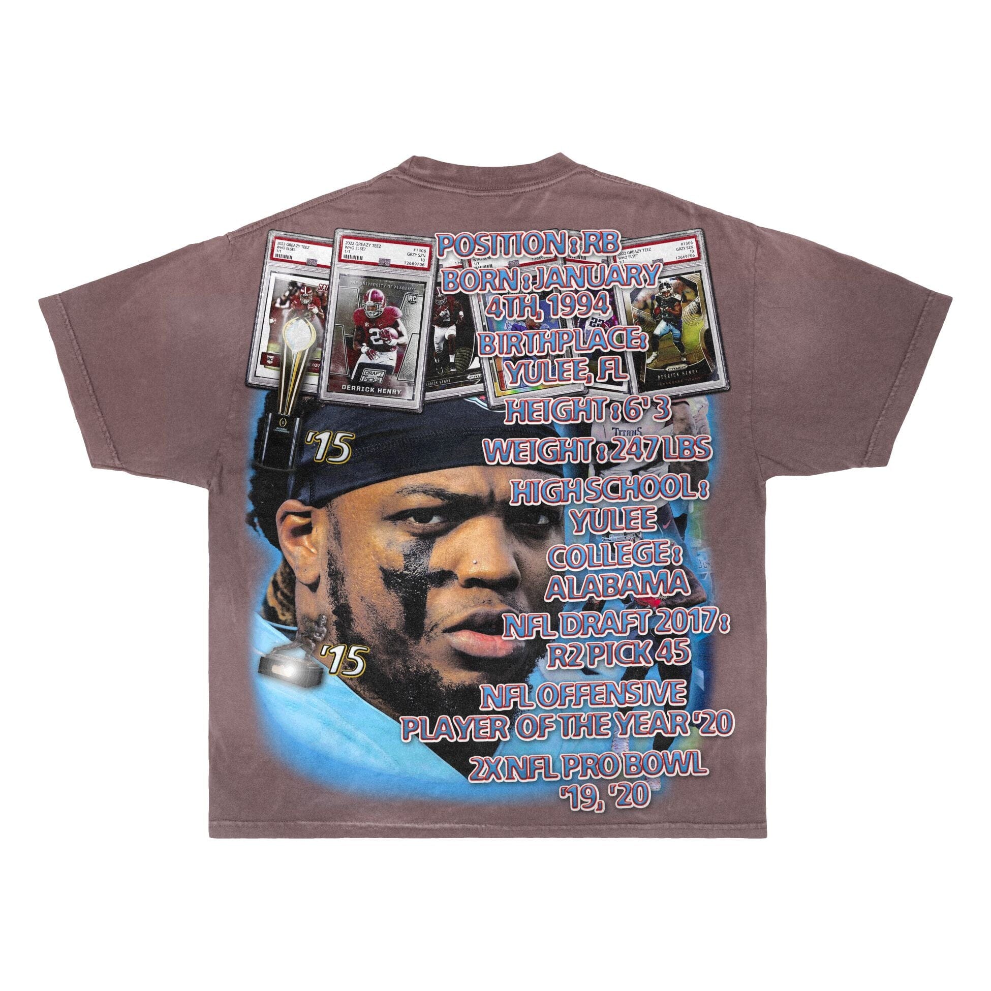 Derrick Henry Tee - Greazy Tees