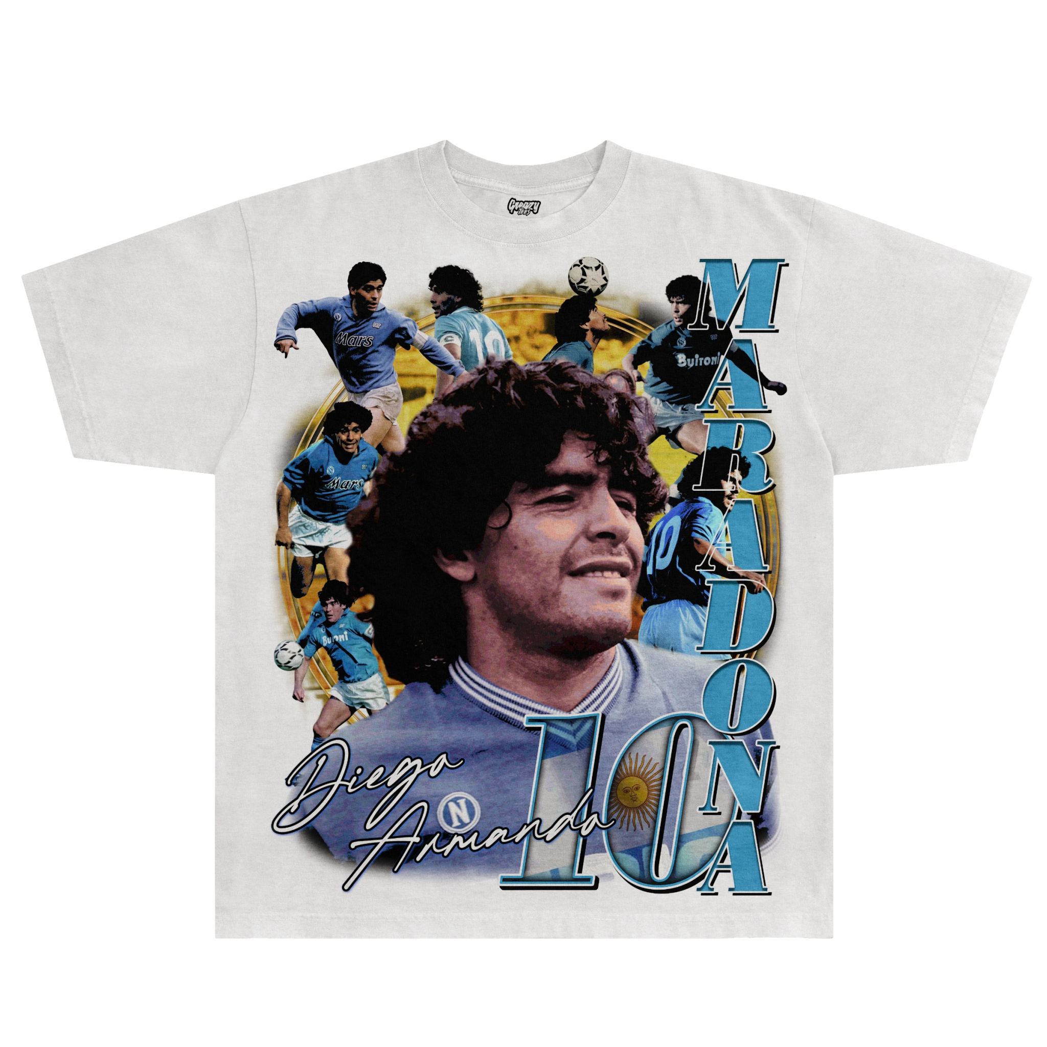 Diego Maradona Tee - Greazy Tees