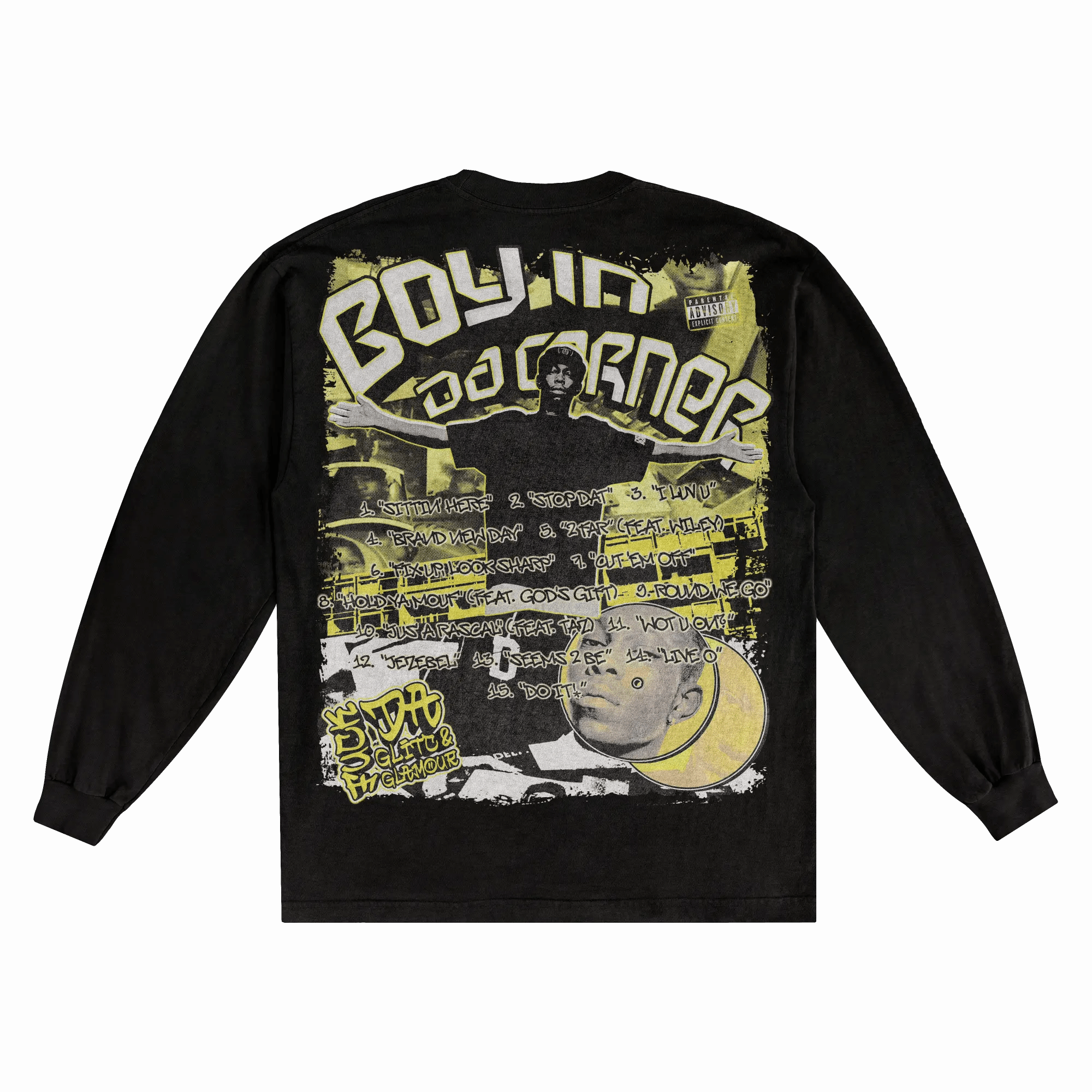 Dizzee Rascal Boy In Da Corner Long Sleeved Tee - Greazy Tees