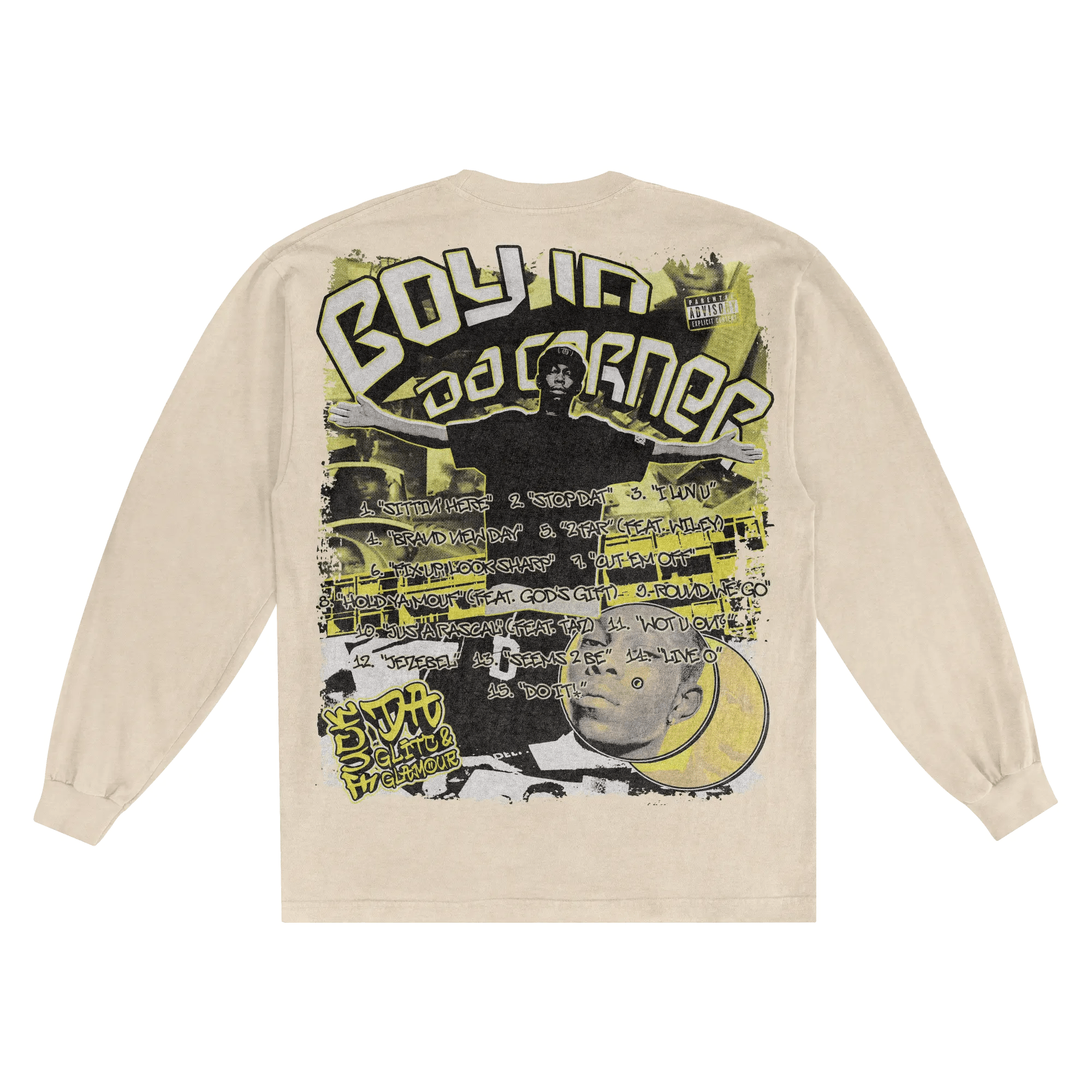 Dizzee Rascal Boy In Da Corner Long Sleeved Tee - Greazy Tees