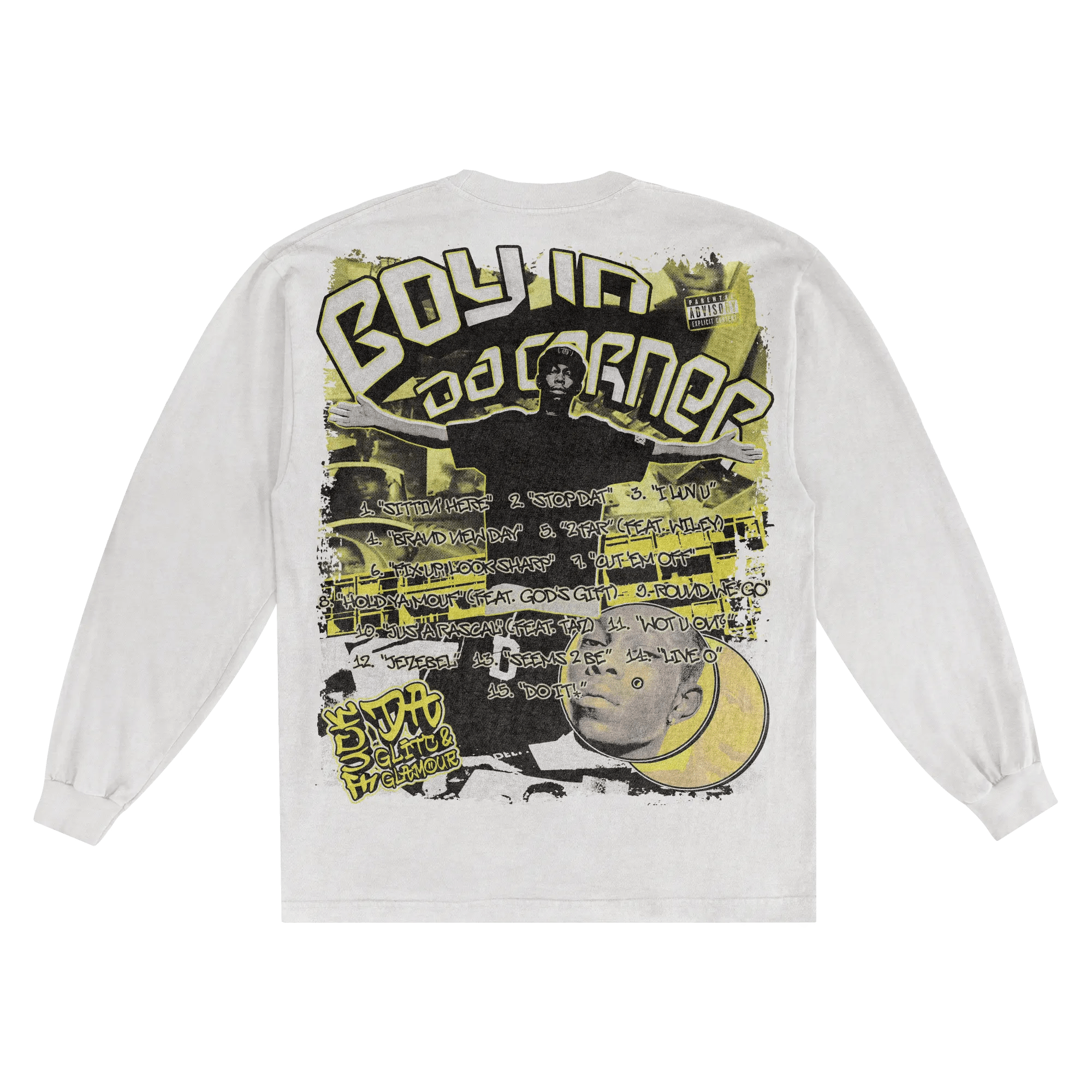 Dizzee Rascal Boy In Da Corner Long Sleeved Tee - Greazy Tees